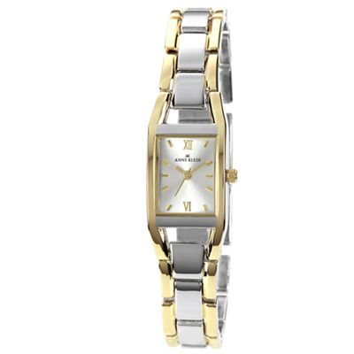 Womens quartz watch with silver dial analogue display 10/n6419svtt